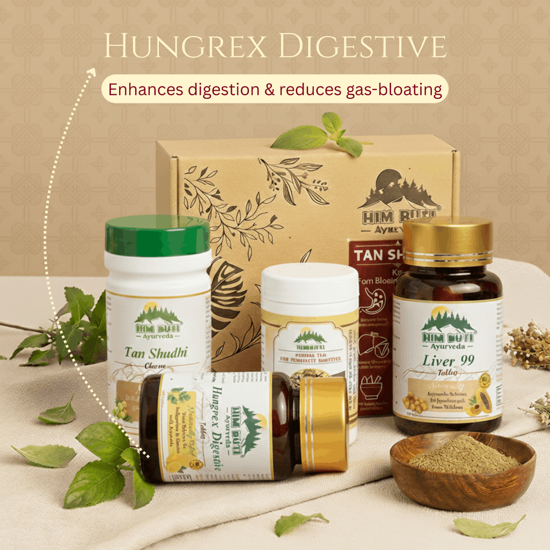 HUNCREX DIGESTIVE - Enhances digestion & reduces gas-bloating